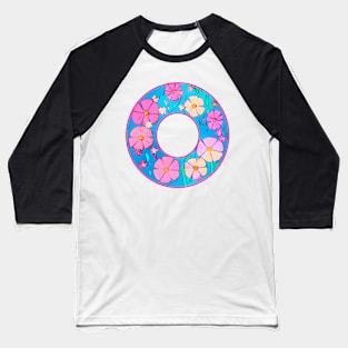 Mother's Day Primrose Flower Wreath (MD23MOD005b) Baseball T-Shirt